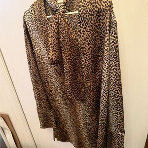 H&M Leopard Print Mini Dress